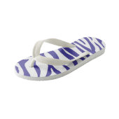 Kinderen zebra streep flip flops (Schuin)