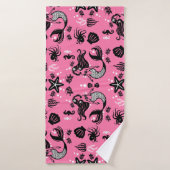 Kinderen Zeemeermin Roze Badhanddoek (Badhanddoek)