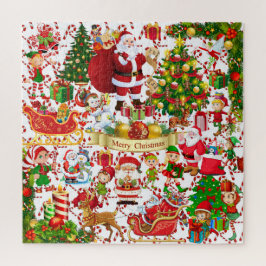 Kinderen zijn Bored? Kerstkerstkerstkerstkerstlijs Legpuzzel