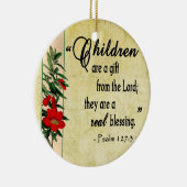 Kinderen zijn echt verbijsterend keramisch ornament (Rechts)