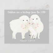 Kinderen zijn een erfgoed van de LORD Briefkaart (Voorkant)