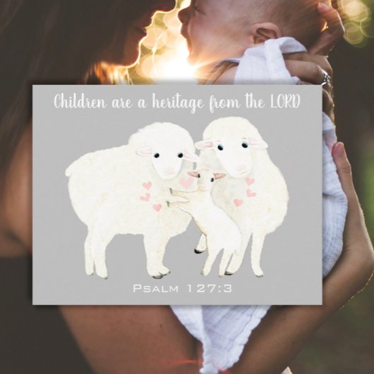 Kinderen zijn een erfgoed van de LORD Briefkaart