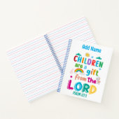 "Kinderen zijn een geschenk van de Heer" Notitiebo Notitieboek (Binnen)