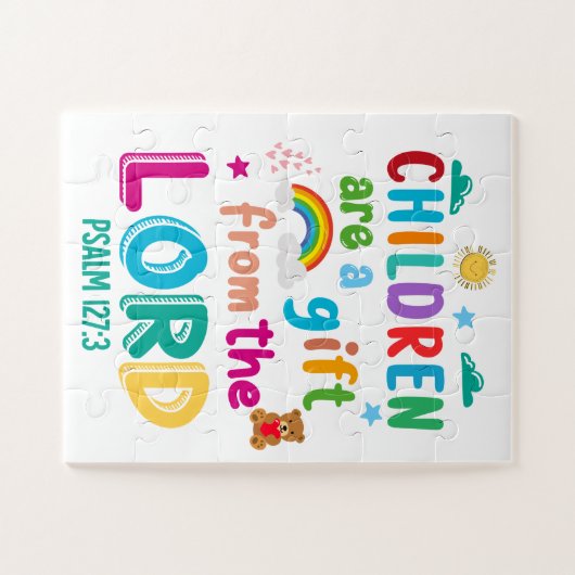 Kinderen zijn een geschenk van de Here Kinder 30 S Legpuzzel (Horizontaal)