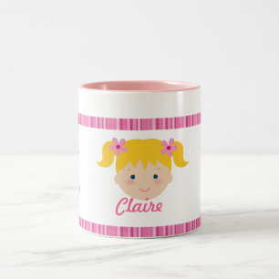 Kinderen zijn een geschenk van God - Blue Eyes - G Tweekleurige Koffiemok