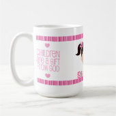 Kinderen zijn een geschenk van God - Mok voor meis (Links)
