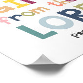 Kinderen zijn een geschenk van het Lord Christelij Poster (Hoek)