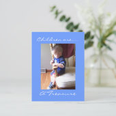 Kinderen zijn..., een schat briefkaart (Staand voorkant)