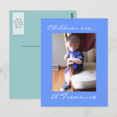 Kinderen zijn..., een schat briefkaart (Voorkant / Achterkant)