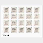 Kinderen Zijn Geen Afleiding Vierkante Sticker (Vel)