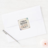 Kinderen Zijn Geen Afleiding Vierkante Sticker (Envelop)