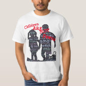 Kinderen zijn geen pionnen. t-shirt (Voorkant)