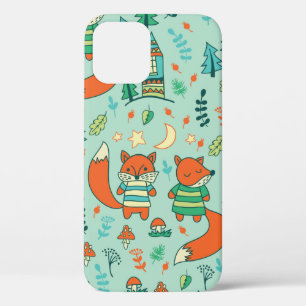 Kinderen zijn naadloos met jonge vossen. Grappig k Case-Mate iPhone Case