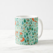 Kinderen zijn naadloos met jonge vossen. Grappig k Koffiemok (Voorkant rechts)