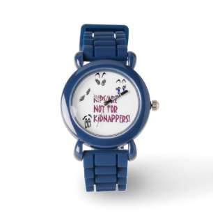 Kinderen zijn niet voor Kidnappers Watch Black Horloge
