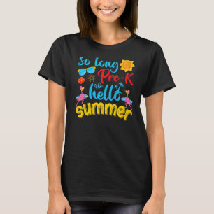 Kinderen zo lang voor de Hallo zomer vorige school T-shirt