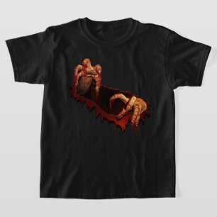 Kinderen Zombie T-shirt Griezelen Zombie Ringer T-