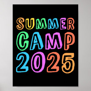 Kinderen Zomer Kamp 2025 Kampeer Directeur Crew Ho Poster