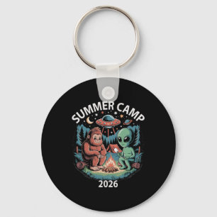 Kinderen Zomer Kamp 2026 Alien Bigfoot Regisseur C Sleutelhanger