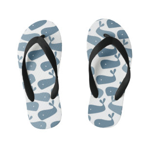 Kinderen Zomer Walvis Blauwe Slippers Kinder Teenslippers