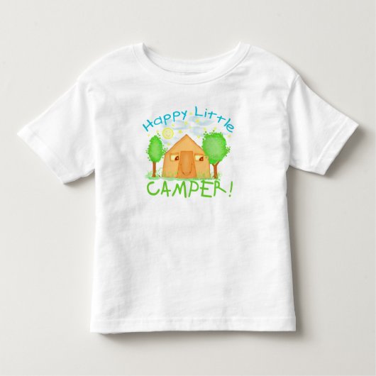 Kinderen Zomercamping T-shirt (Voorkant)