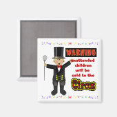 Kinderen zonder toezicht magneet (Voorkant / Achterkant)