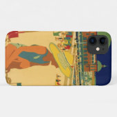  kinderen, zusters familievakantie bij strand Case-Mate iPhone case (Achterkant (horizontaal))