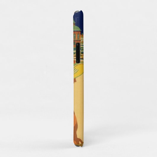  kinderen, zusters familievakantie bij strand Case-Mate iPhone case (Achterkant/rechts)