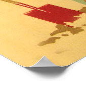  kinderen, zusters familievakantie bij strand poster (Hoek)