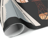 Kinderen zwart vuurgekleurd Speelgoed Cadeaupapier (Rol Hoek)