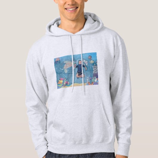 KinderenArt voor CHOC - Onderwaterverkenner Hoodie (Voorkant)
