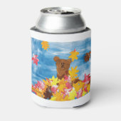 KinderenKunst voor CHOC - Beer met valleien Blikjeskoeler (Blikje Achterkant)