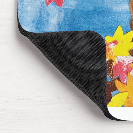 KinderenKunst voor CHOC - Beer met valleien Muismat (Hoek)