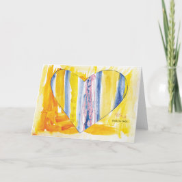 KinderenKunst voor CHOC - Big Heart Card Kaart