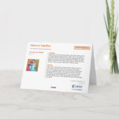 KinderenKunst voor CHOC - Choco's Herfst Fun Bedankkaart (Achterkant)