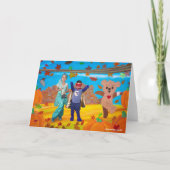 KinderenKunst voor CHOC - Choco's Herfst Fun Bedankkaart (Voorkant)