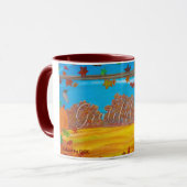 KinderenKunst voor CHOC - Choco's Herfst Fun Mok (Voorkant links)