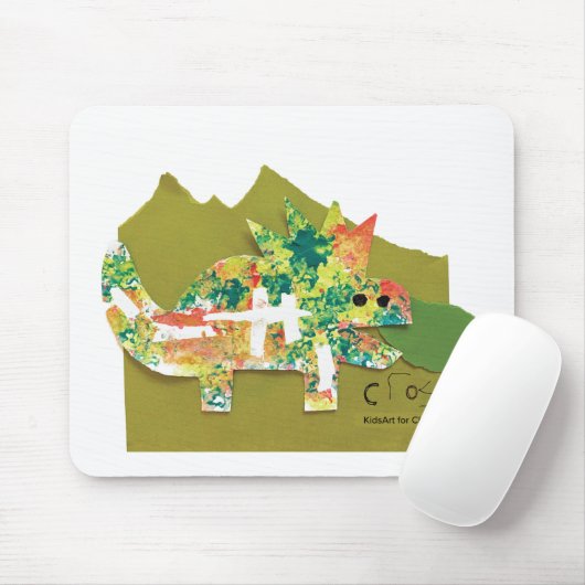 KinderenKunst voor CHOC - Dino Roar Muismat (Met muis)