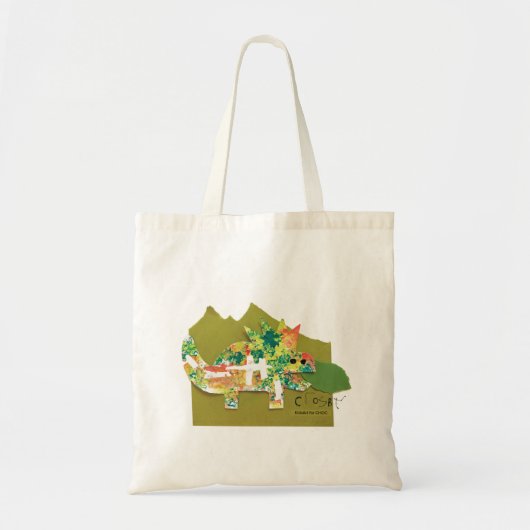 KinderenKunst voor CHOC - Dino Roar Tote Bag (Voorkant)