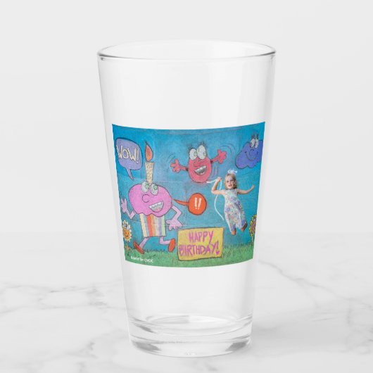 KinderenKunst voor CHOC - Gevangendag vieren Glas (Voorkant)