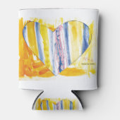 KinderenKunst voor CHOC - Groot hart Blikjeskoeler (Voorkant)