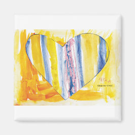 KinderenKunst voor CHOC - Groot hart Magneet