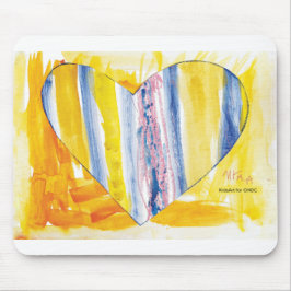 KinderenKunst voor CHOC - Groot hart Muismat