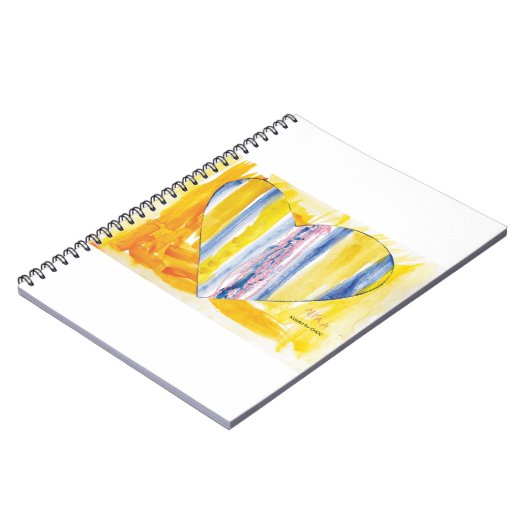 KinderenKunst voor CHOC - Groot hart Notitieboek (Linkerzijde)