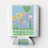 KinderenKunst voor CHOC - Harten met de omheining  Blikjeskoeler (Achterkant)