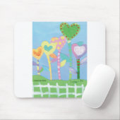 KinderenKunst voor CHOC - Harten met de omheining  Muismat (Met muis)