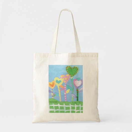 KinderenKunst voor CHOC - Harten met de omheining  Tote Bag (Voorkant)