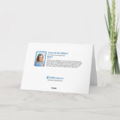 KinderenKunst voor CHOC - Thuis voor de Feestdagen Bedankkaart (Achterkant)