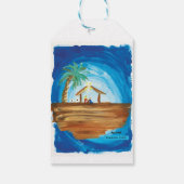 KinderenKunst voor Choc - Vrede op aarde Cadeaulabel (Achterkant)