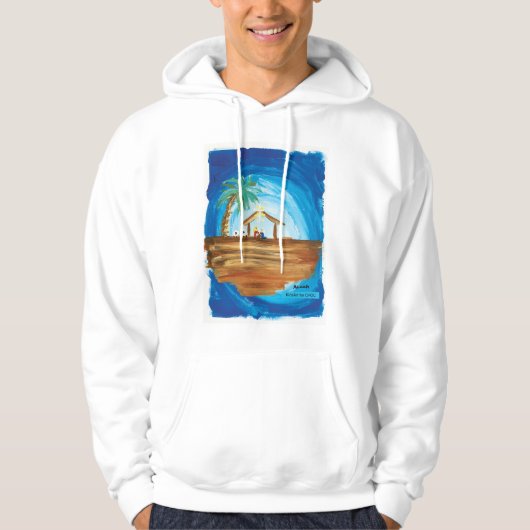 KinderenKunst voor Choc - Vrede op aarde Hoodie (Voorkant)